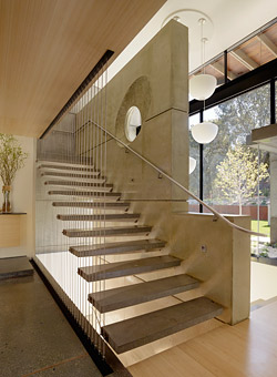 cantilevered stair design