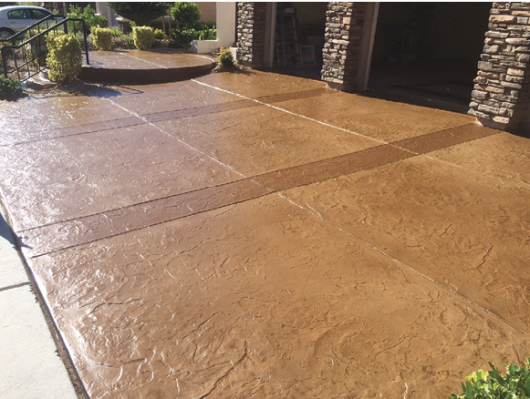 Stamped Concrete Overlays Easier To Install Less Costly Than