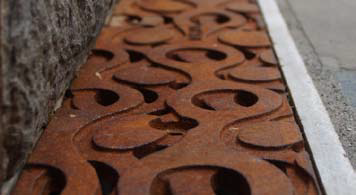 Designer Cast Iron Drain Covers From Iron Age Designs Concrete Decor