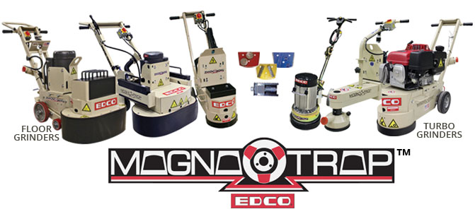 EDCO debuts Magna-Trap System grinders and tooling | Concrete Decor