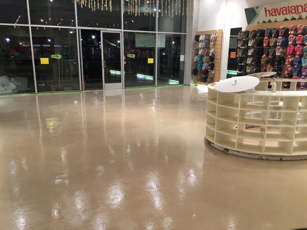 Roll On Rock Epoxy Floor Coating Concrete Decor