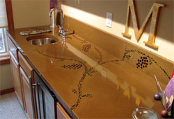 The sealer was used on this countertop is rated to protect from UV rays.