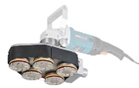  the Scarab 5 Head Hand Grinder, contains five three-inch tooling heads that spin in opposite directions
