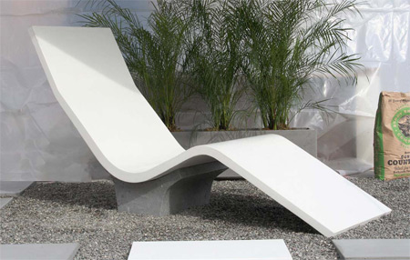 Sleek S Curved Concrete Lounge Chair Concrete Decor