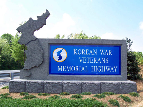 Korean War Memorial on Interstate 70 in Maryland Photo courtesy of Hunt Valley Contractors Inc.