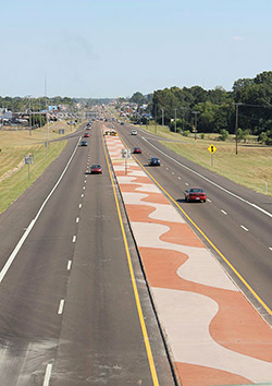 We took and formed 8- and 10-foot lengths of 1-inch PVC pipe to replicate the pattern drawn by computer, Fulton recalls.