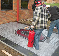 Sealing the concrete job is an important aspect and can preserve the life of the concrete. 