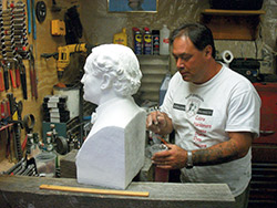 The first step to casting a piece is to prepare the model youll be basing the mold on. Models can be existing pieces or they can be something you sculpt from clay, wood or stone yourself.