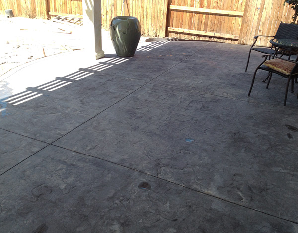 How Do I Fix Flaws in Poorly Stamped Concrete Concrete Decor